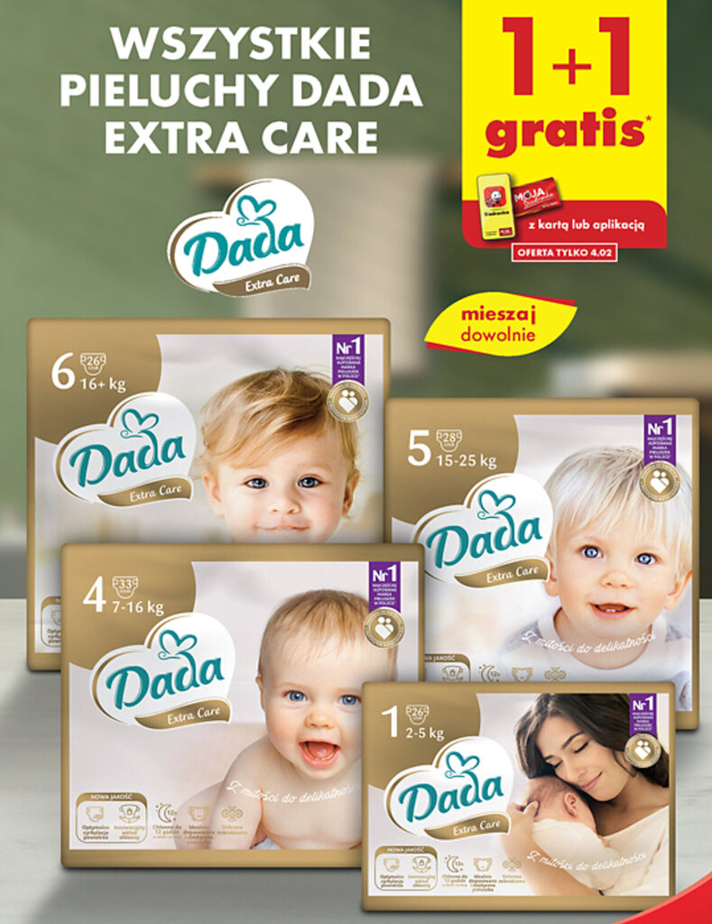 przecena pieluch pampers