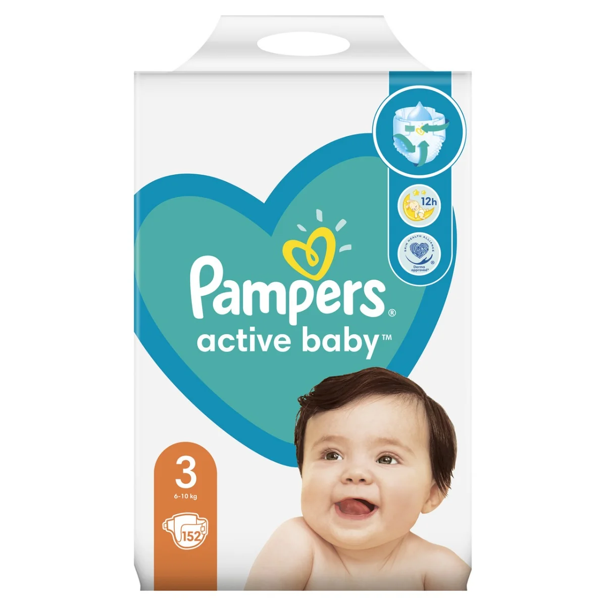 pampers liczba mokrych pieluszek