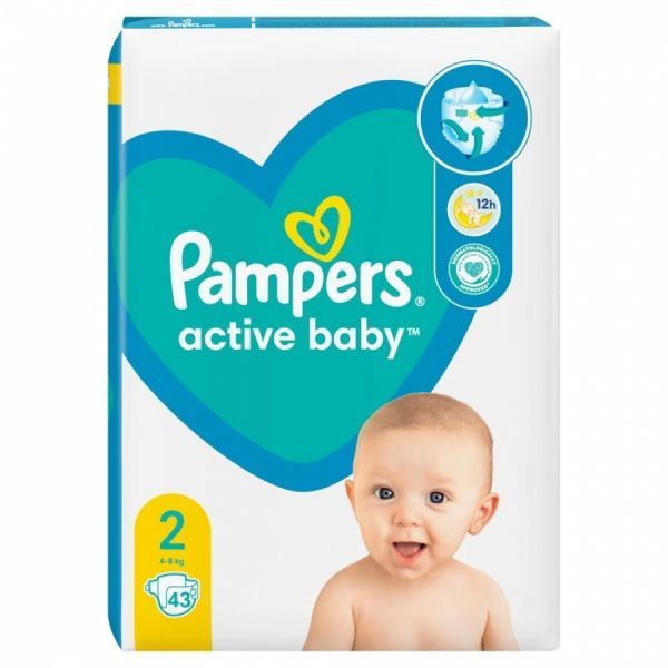 pampers active baby dry 90 szt