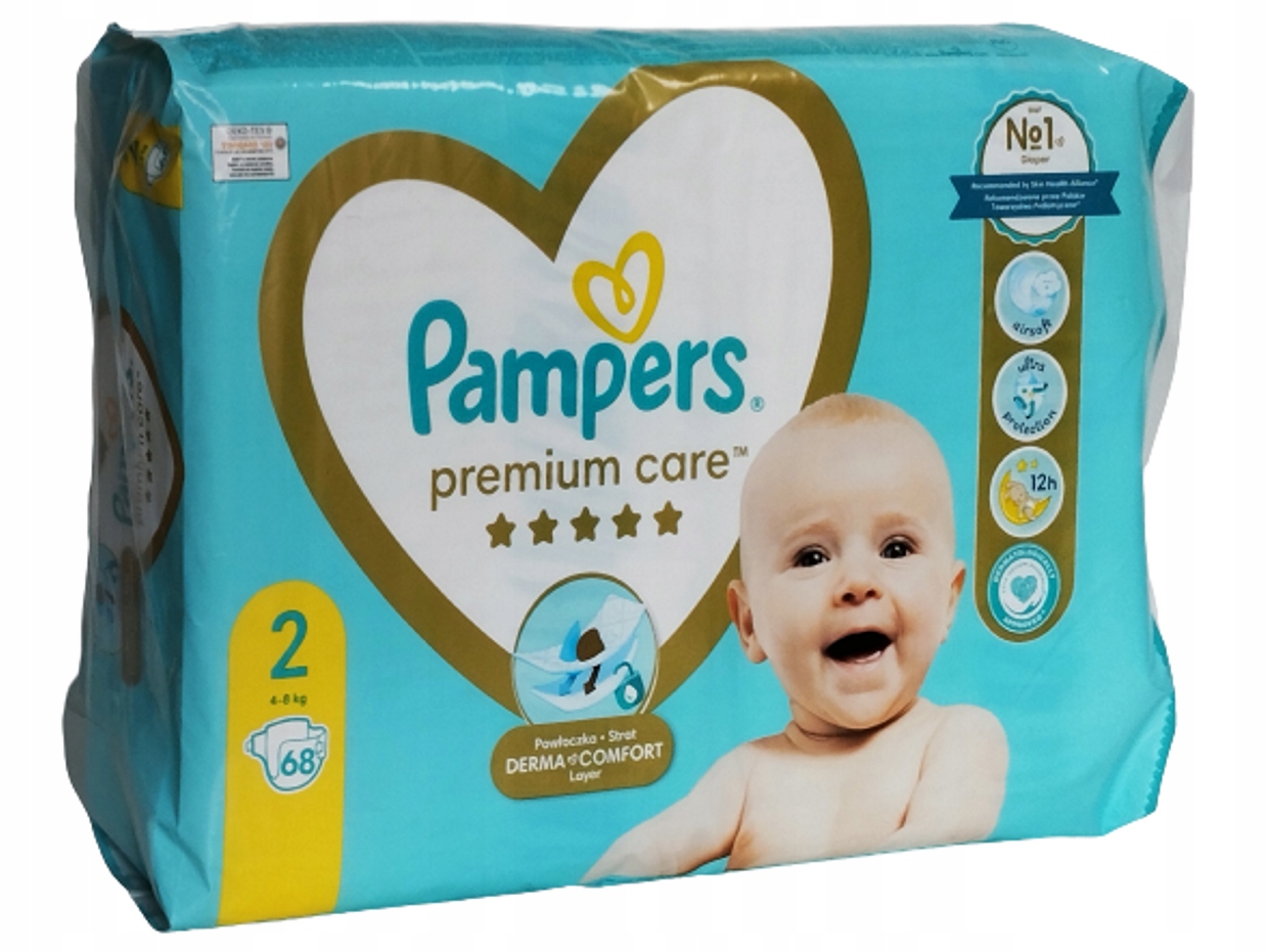 różnica pampers premium care a baby dry