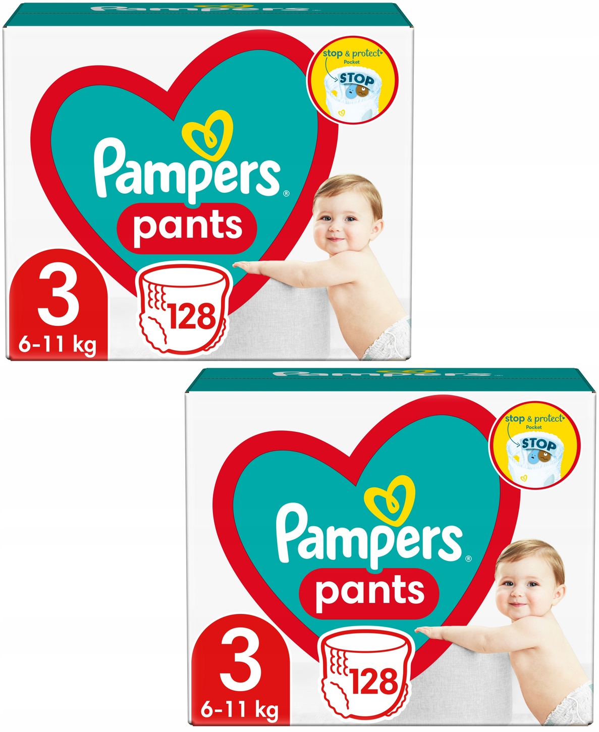 pampers mokry z zewnątrz