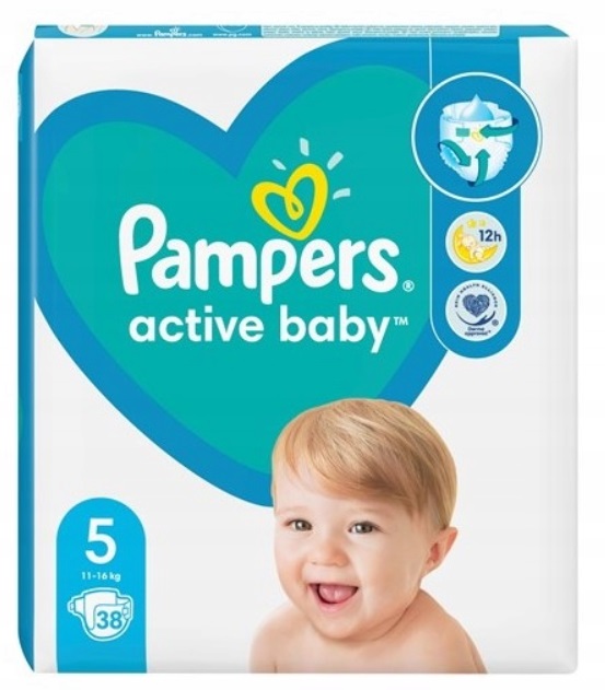 pieluszki typu pampers 6 do 25 kg