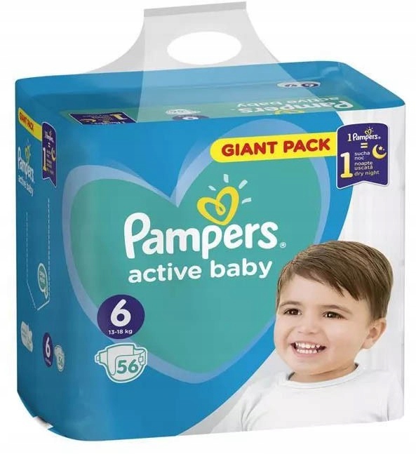 pampers 4 active baby mega pack