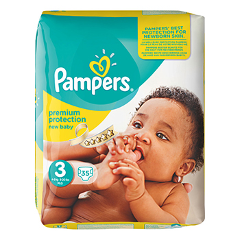 pampers pieluchy dla niemowlaka