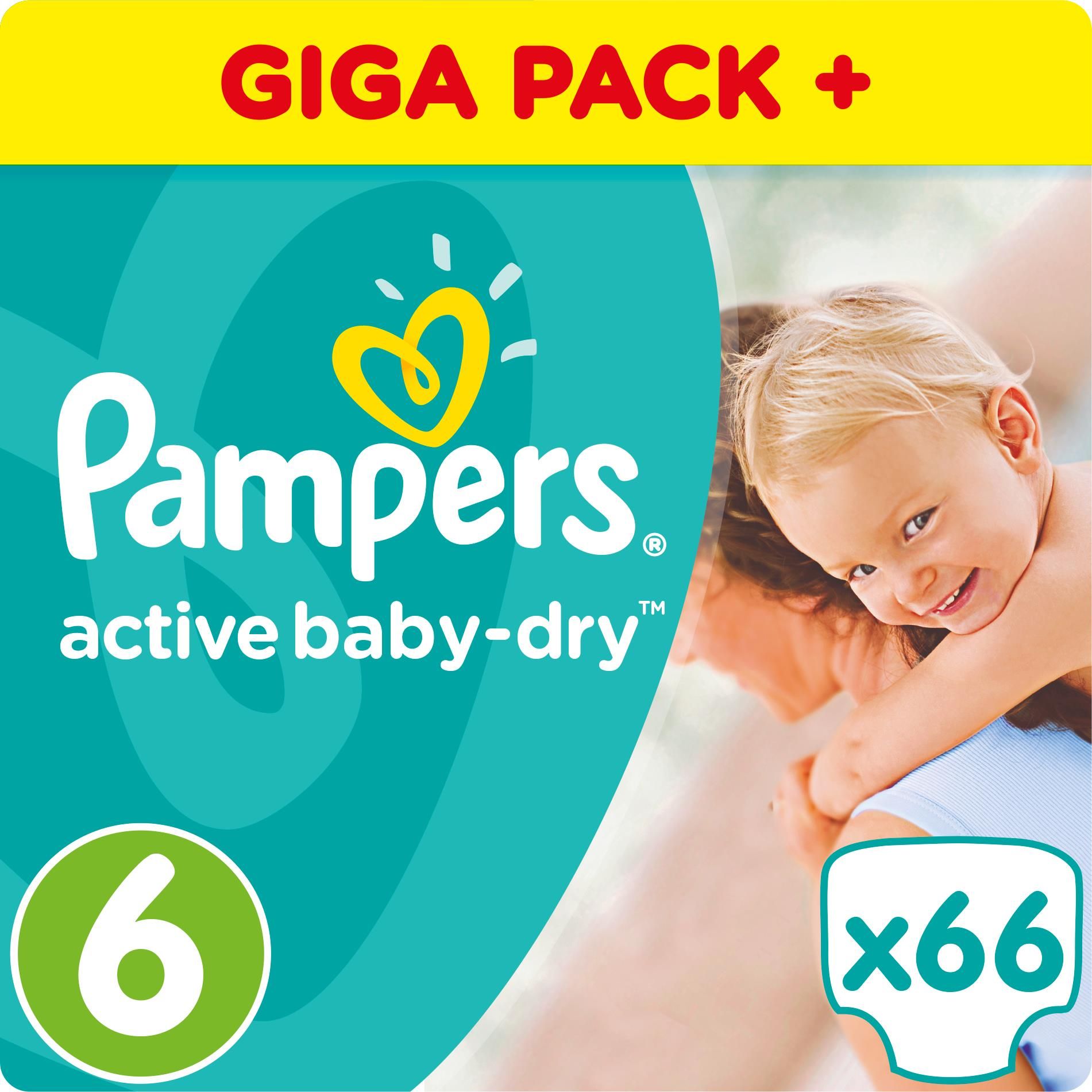 pieluchy pampers active baby economy pack 4