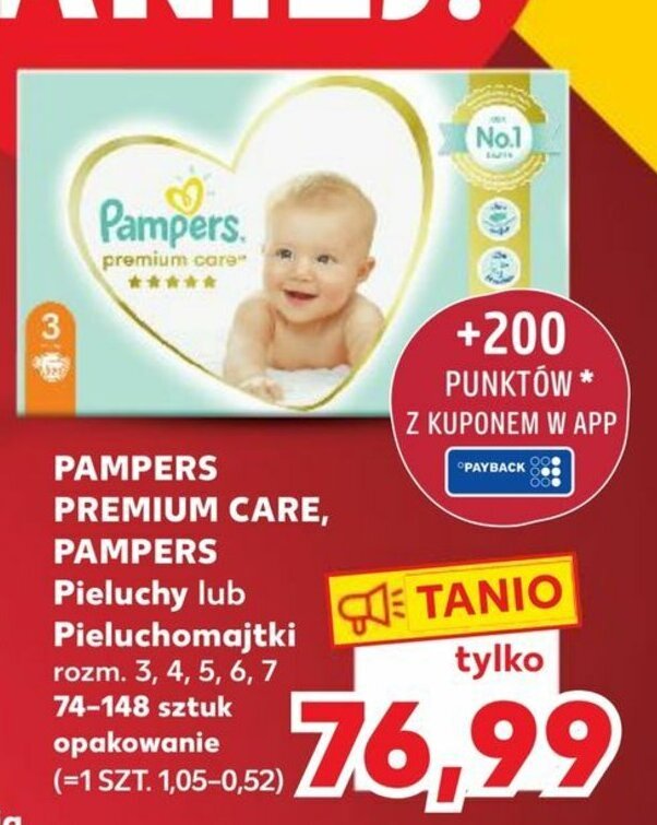 pieluchy pampersy 2 promocja