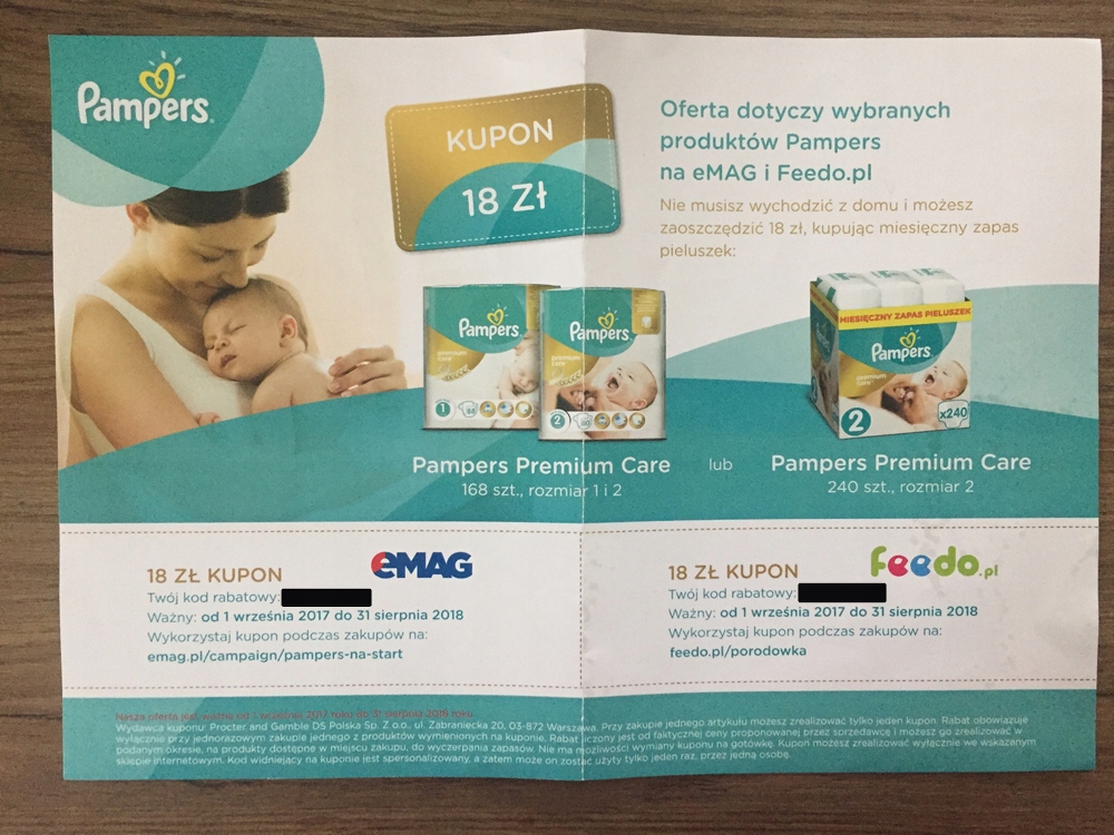 pampers pieluszki 4 174 sztuk