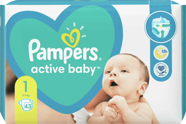 pampers new baby-dry 2 giant pack