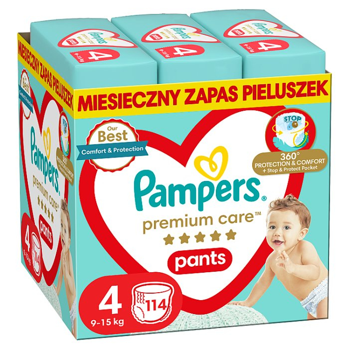 pieluchy pampers 4 premium care