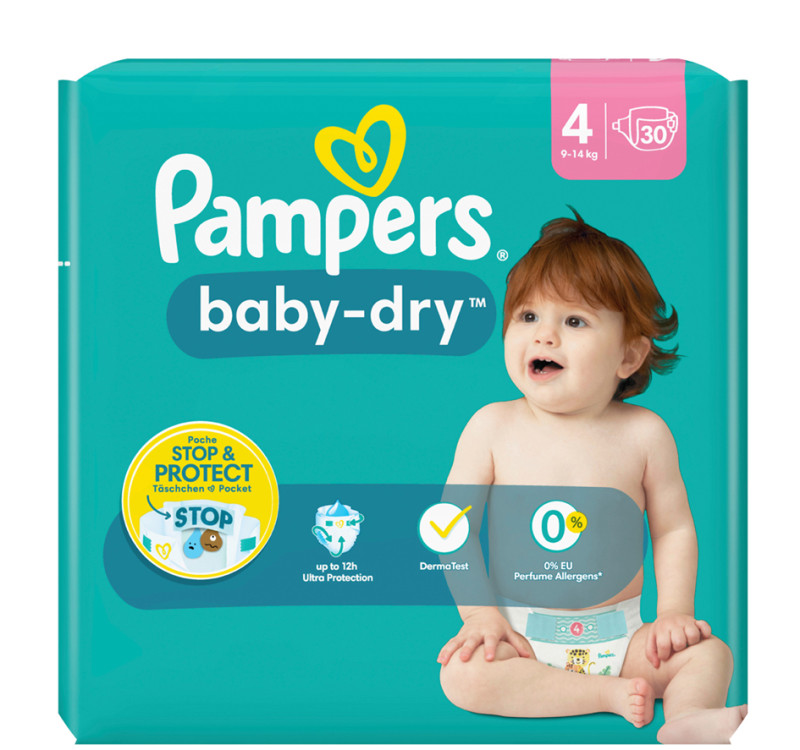 pampers baby dry nappy pants size 4 najtaniej