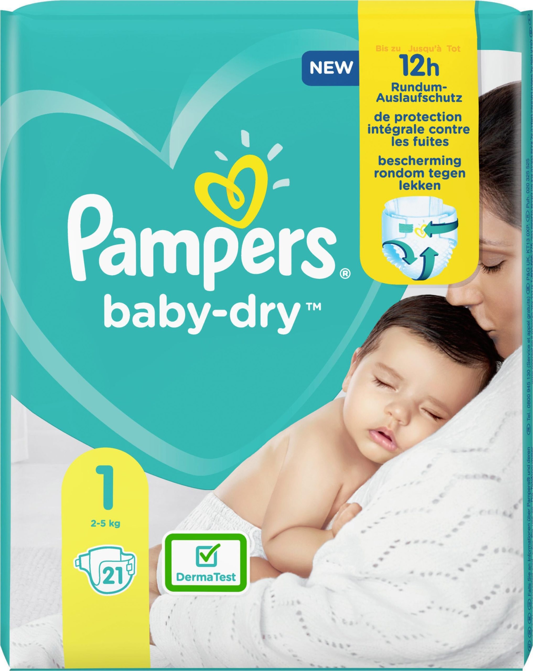 pampers baby dry 2 80 sztuk rossman