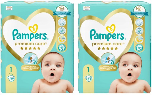 zestaw pampers 1 2