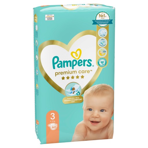 pampers premium care pieluchy rozmiar 1 newborn 2-5kg 78 sztuk