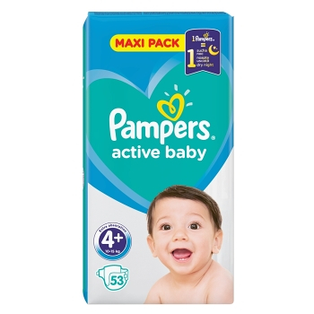 pampers active baby-dry pieluszki 3 midi 74 sztuki