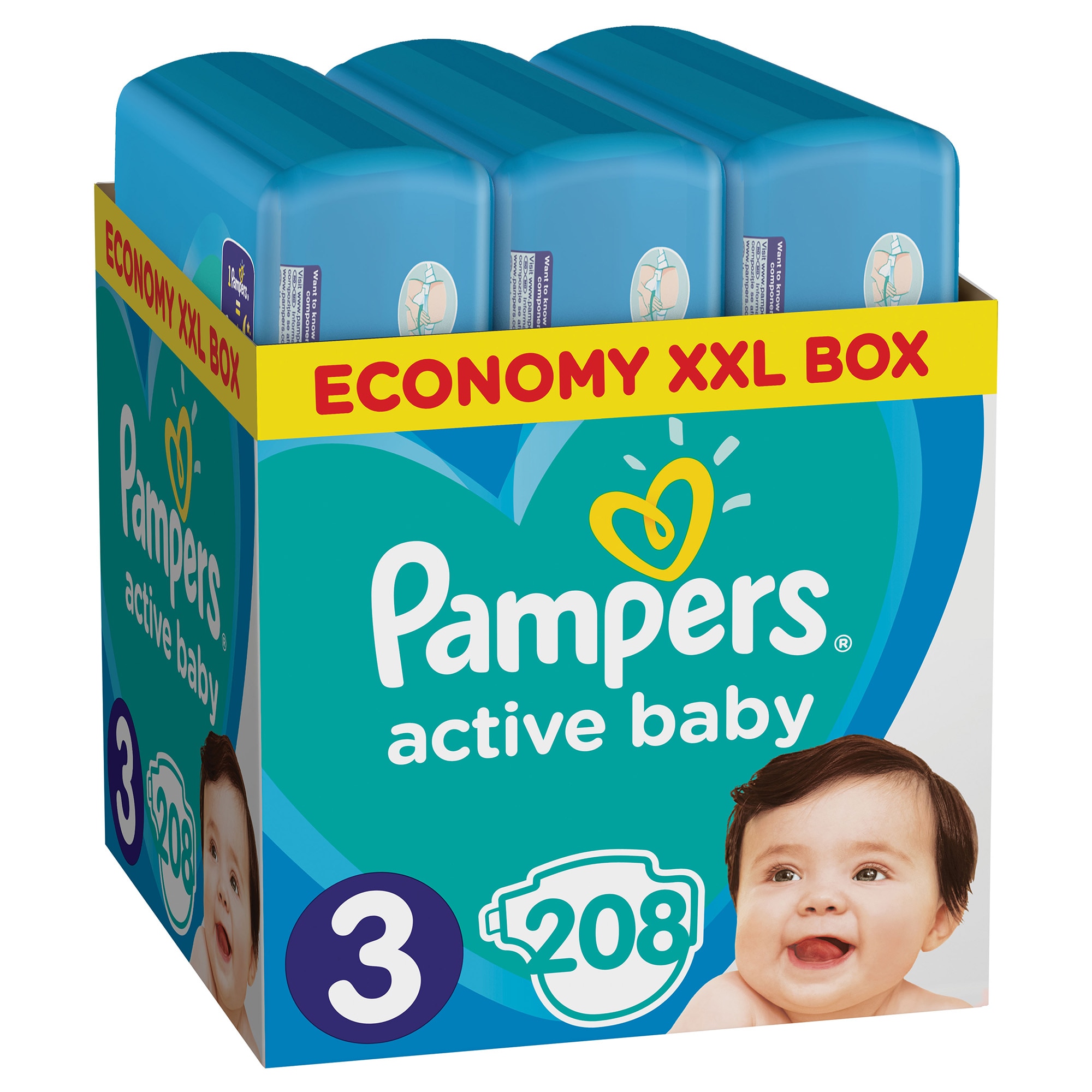 pampers premium protection active fit 4