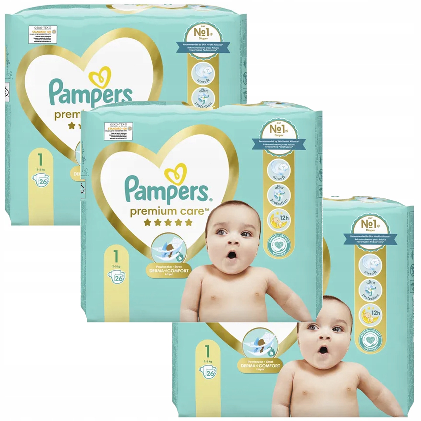 chusteczki nawilżane pampers 6x64 szt