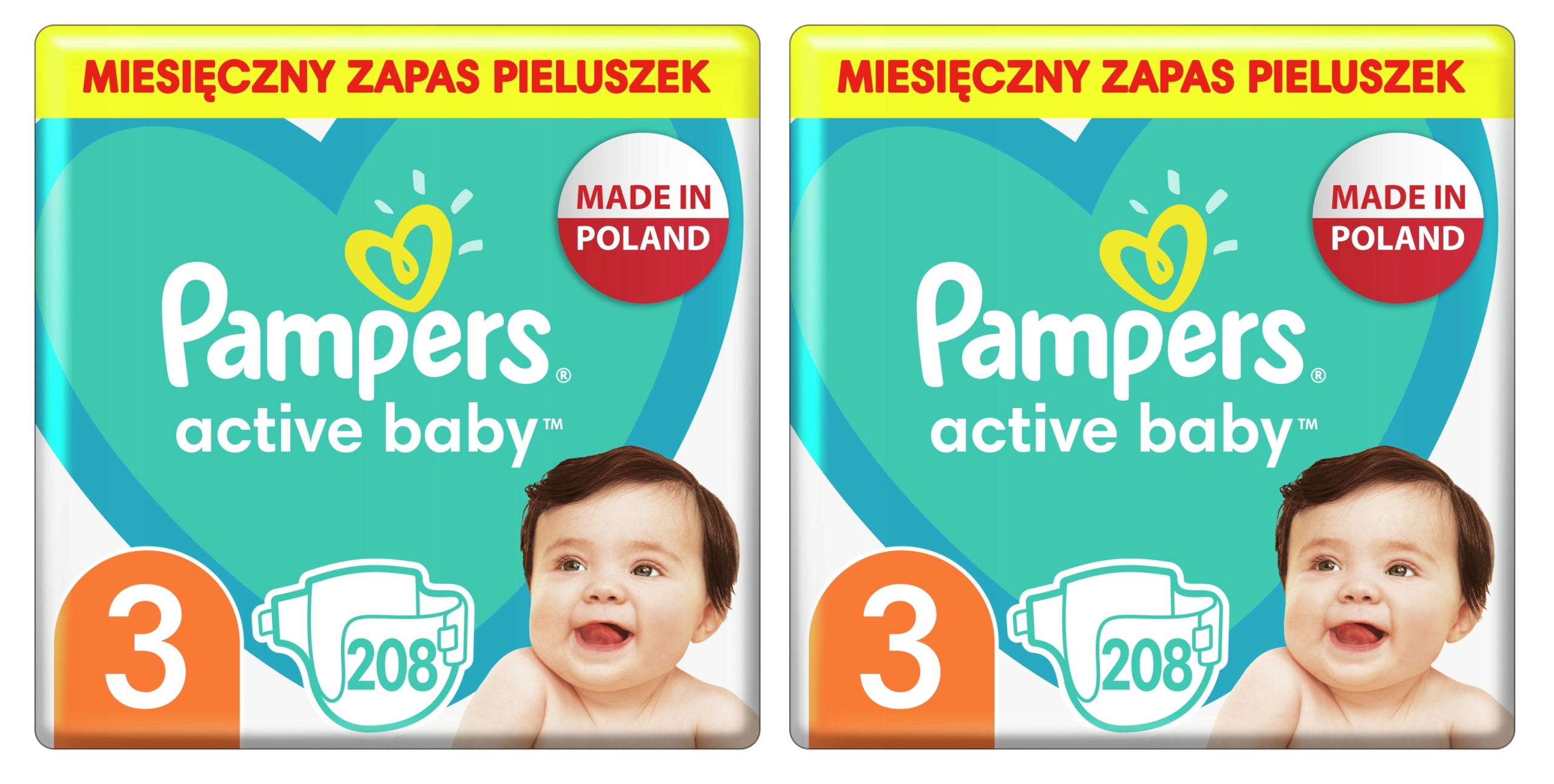 pieluchy pampers active baby premium care 4