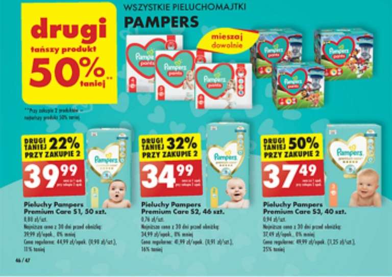 pampers pieluchomajtki rozmiar