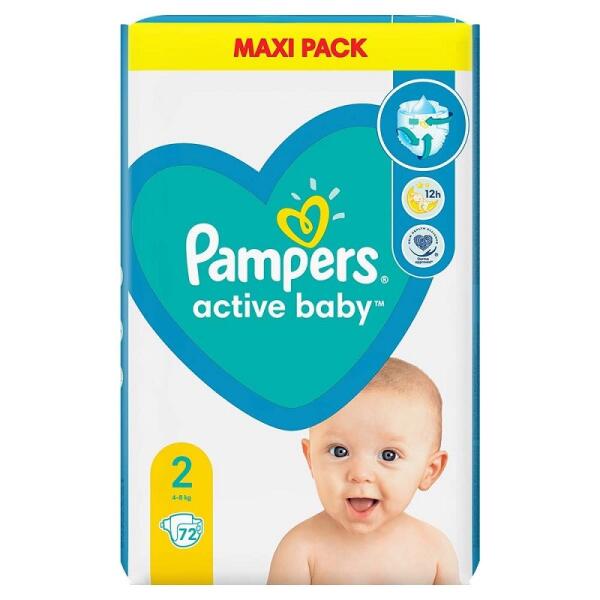 pampers active baby 3 58 szt