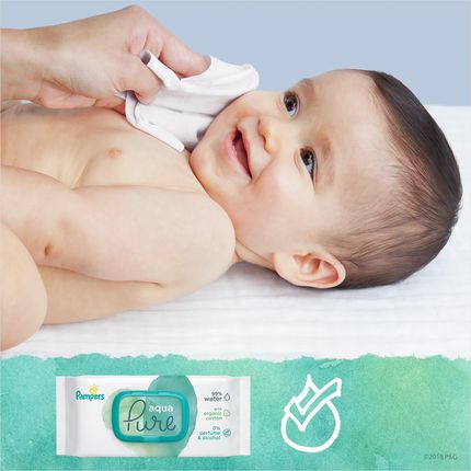 pampers sensitive chusteczki 6x56