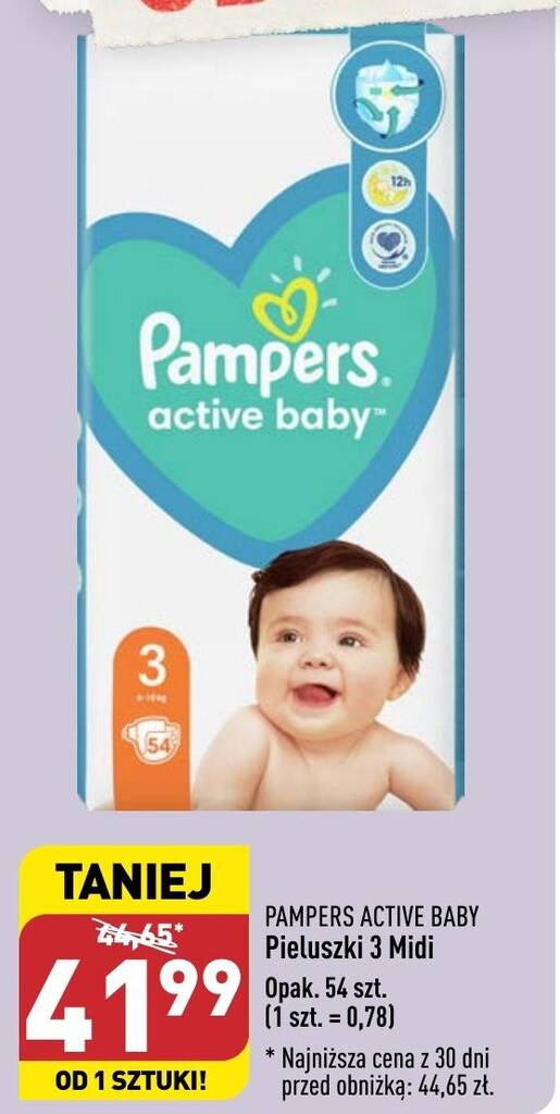 pieluchy pampers 3 biedronka