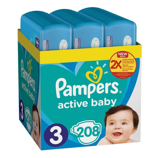 pampers sleep&play 3 midi 4-9kg 58szt