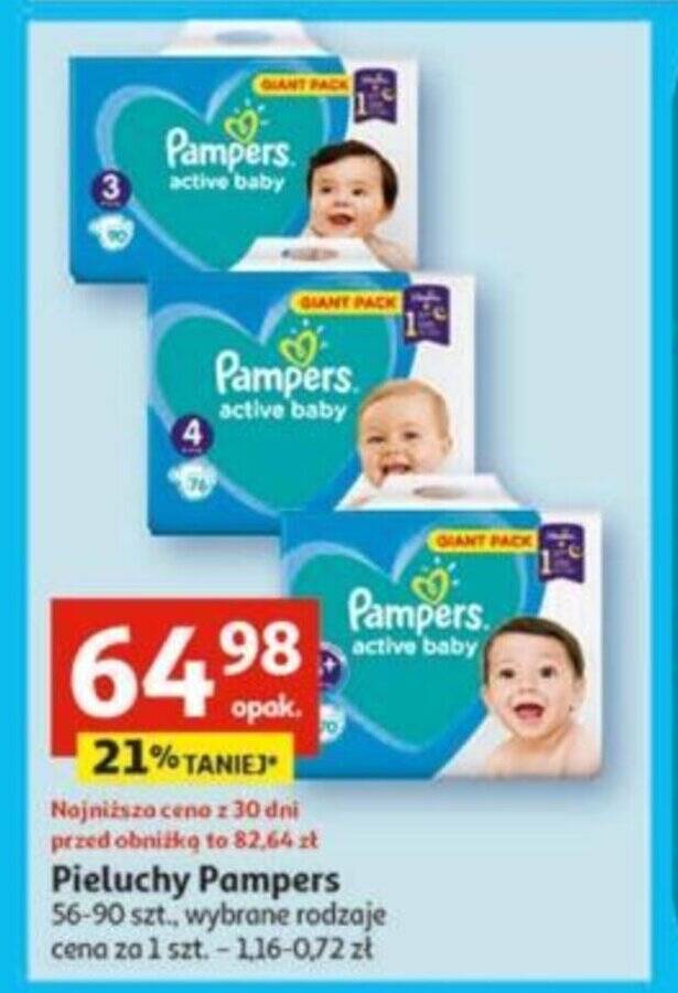 pieluchy pampers aktive baby