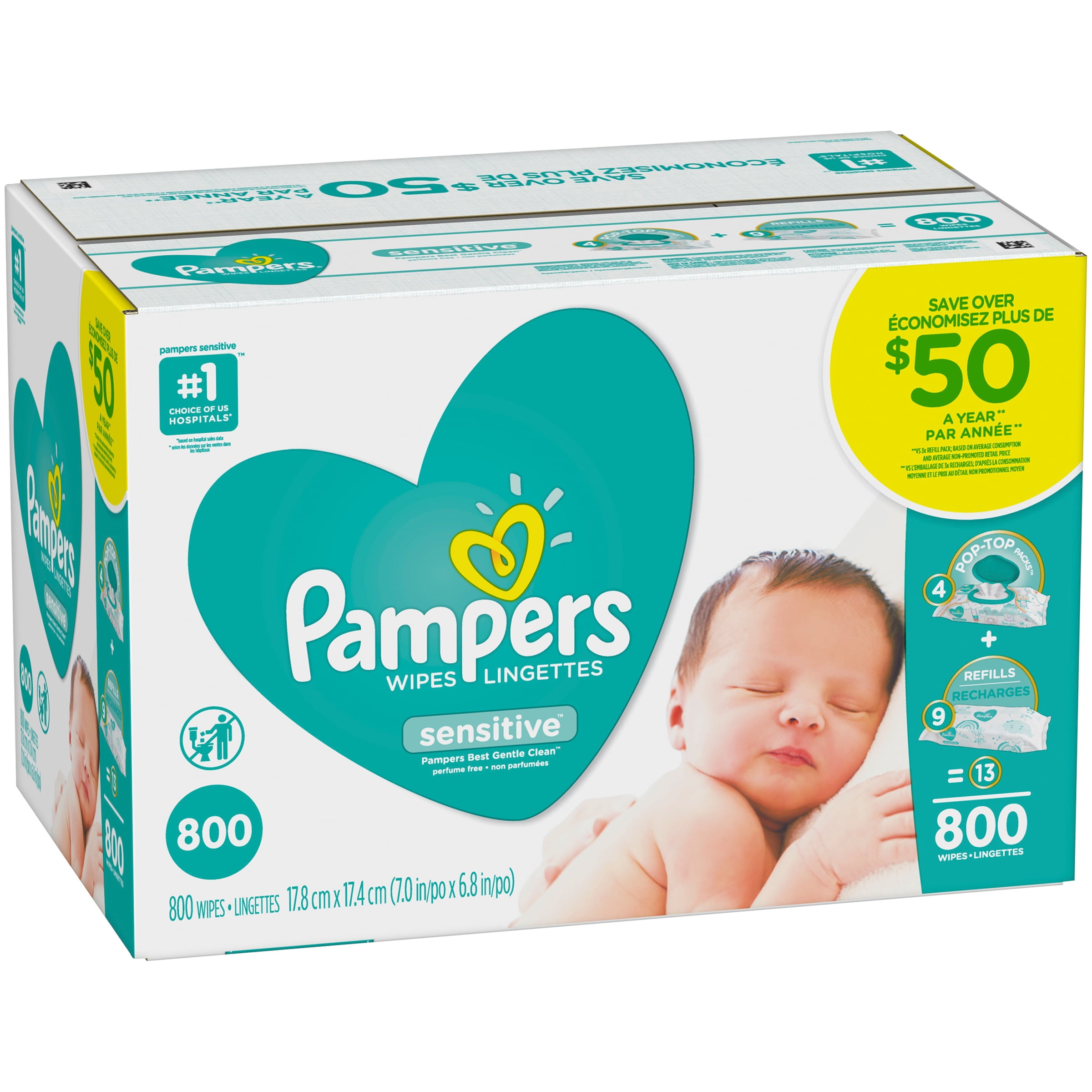 pampers pieluchy 4 sleep & play 50 sztuk