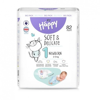 pieluchy pampers premium care 1 newborn 22szt