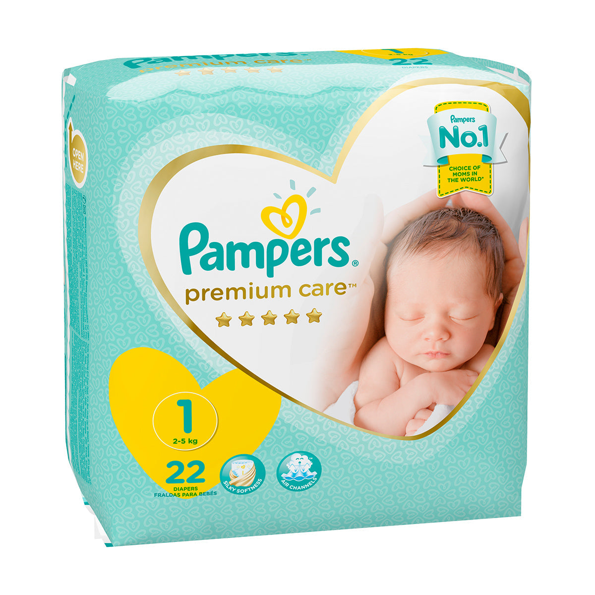 pampers pieluszki premium care 1 2-5 kg