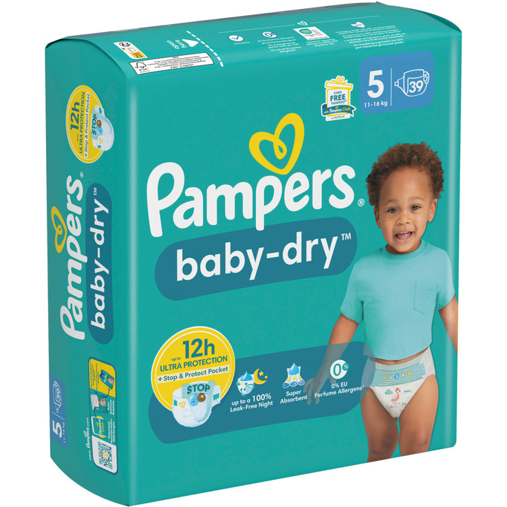 pampers nappies