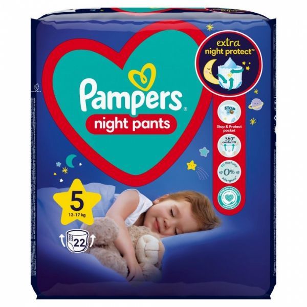 mega paka pampers pieluchomajtki 5