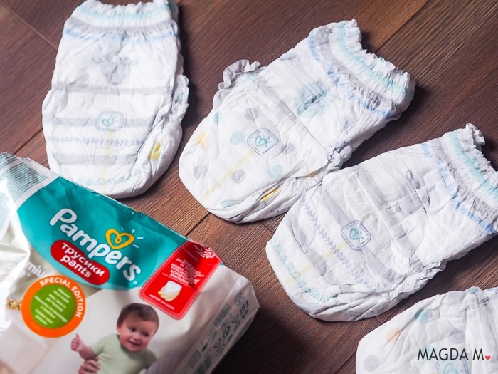 majtki dla niemowlaka na pampers