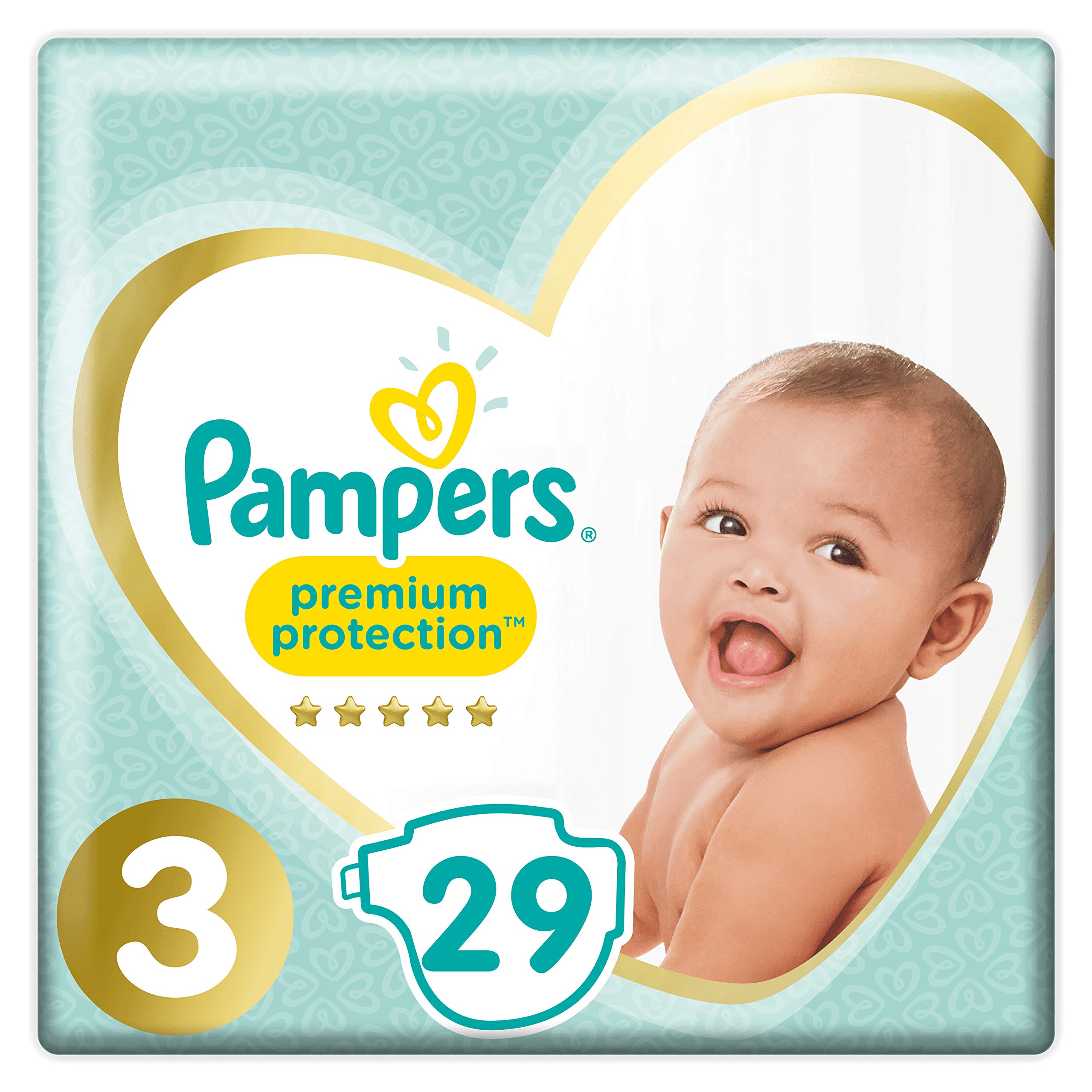 żółty pampers mokry