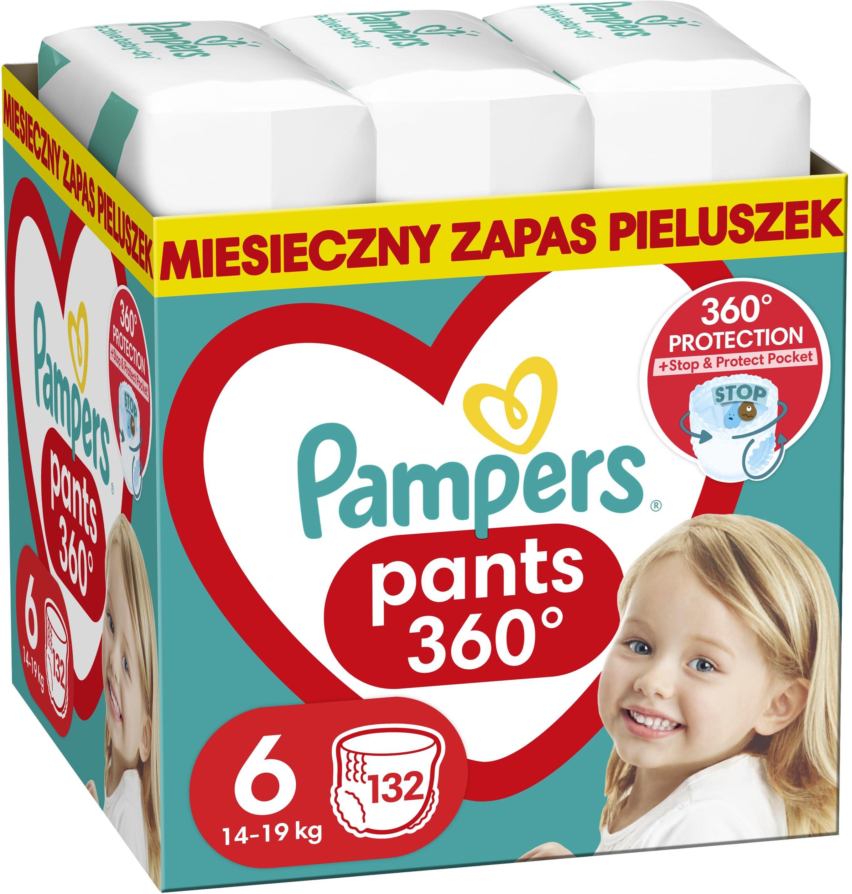 pampers active rozowe