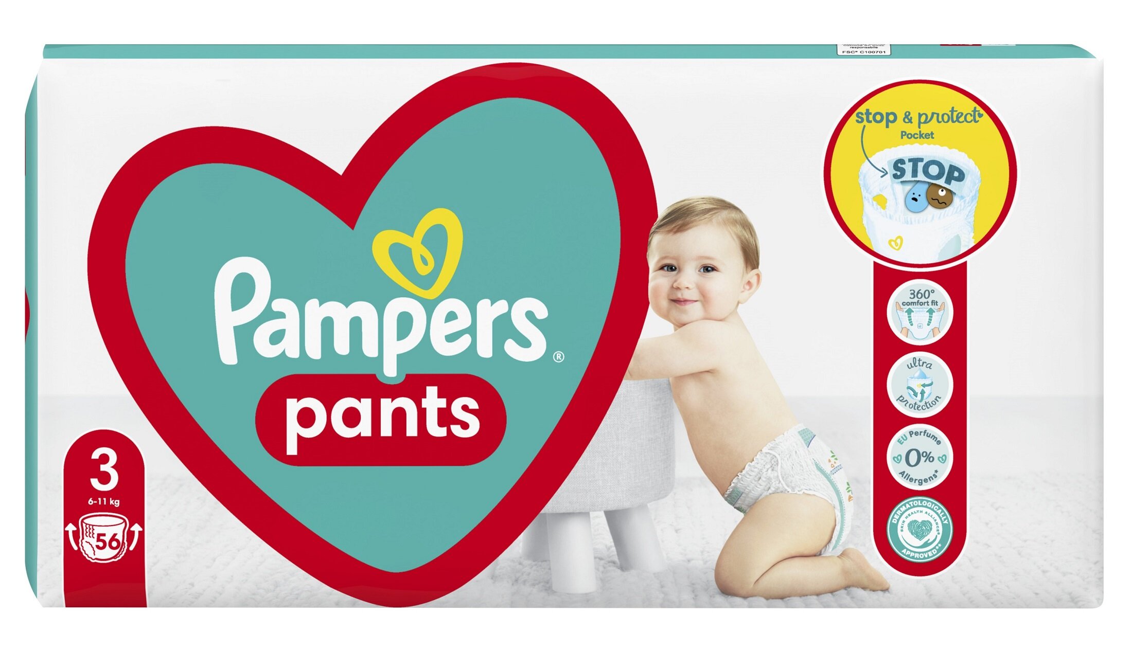 pampers 3 208 szt