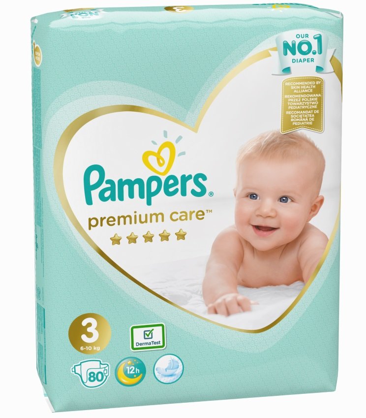 pampers premium care pieluchy 4 maxi 9-14kg 52szt