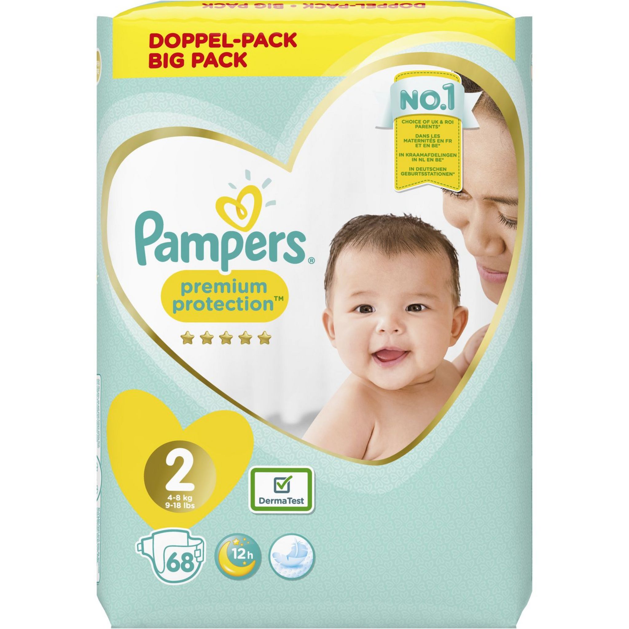 pampers 1 a 2