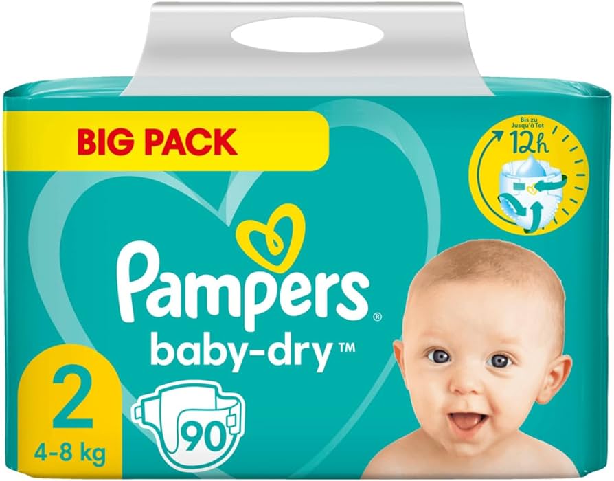 pampers 2 karton 144 sztuki