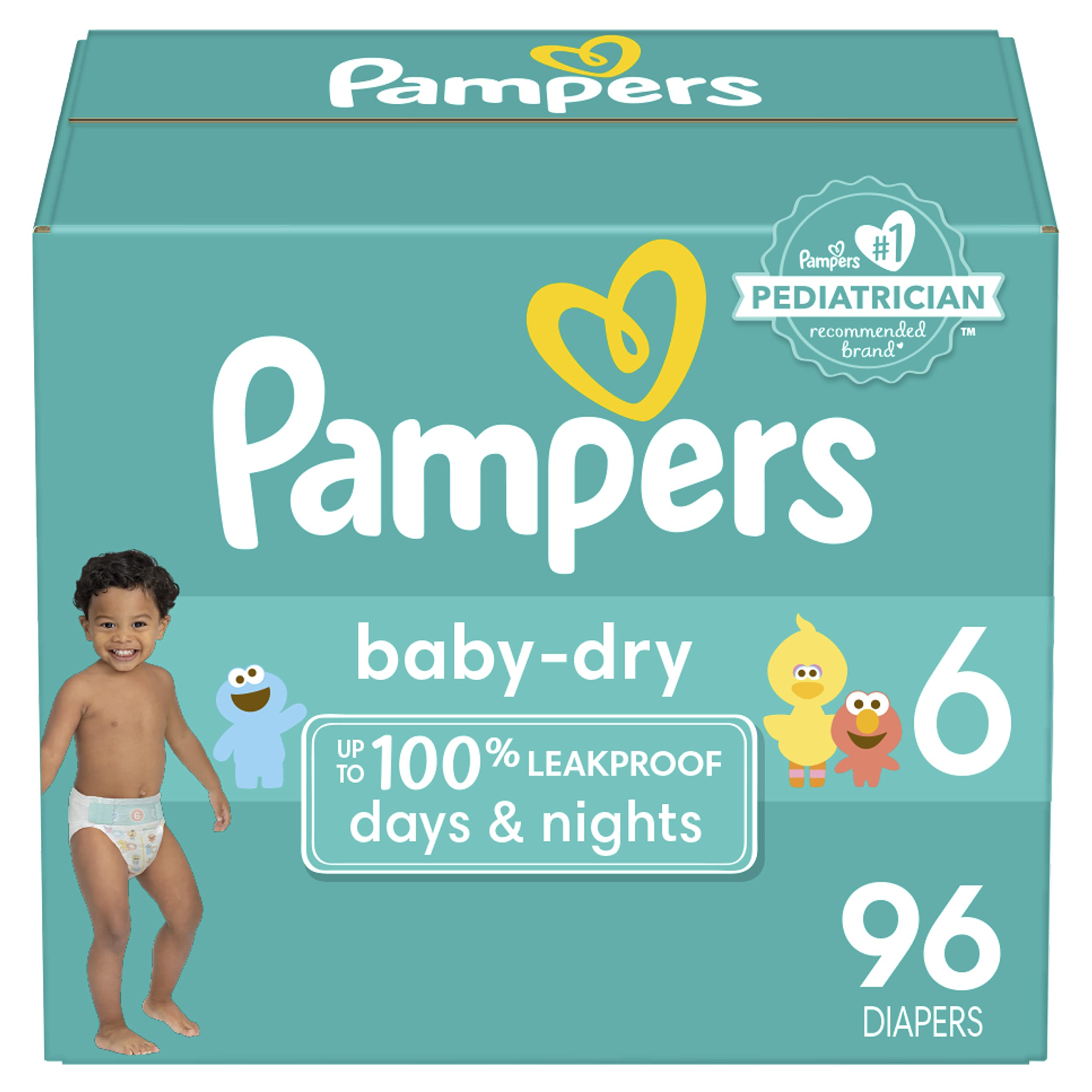 pampers premium cre zielone i biale