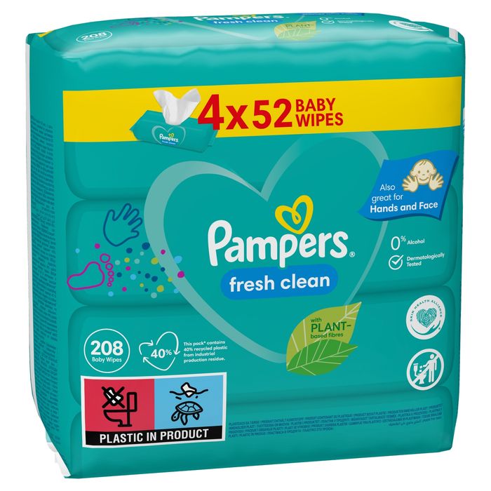 pampers chusteczki nawilżane fresh clean