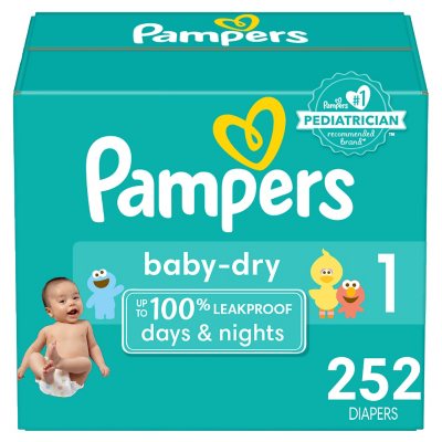 pampers duże opakowanie 88 szt 2-5kg