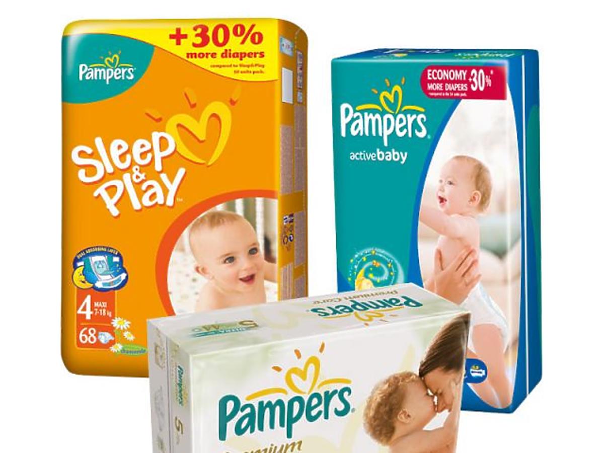 tesco zakupy pieluchy pampers premium care 1