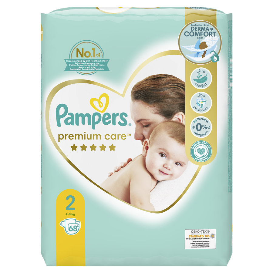 pieluchy pampers 2 szt 76