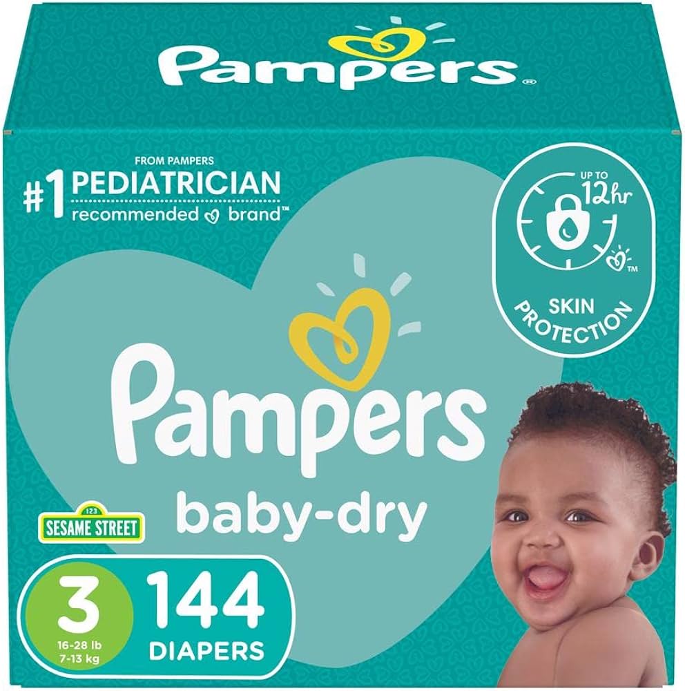 pieluchy pampers ze wskaźnikiem wilgotności