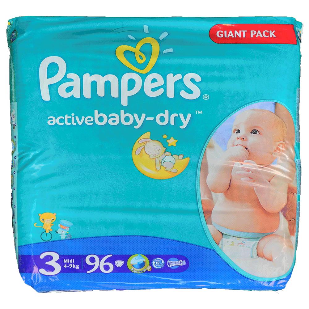 basrn z niemowlakiem a pampers