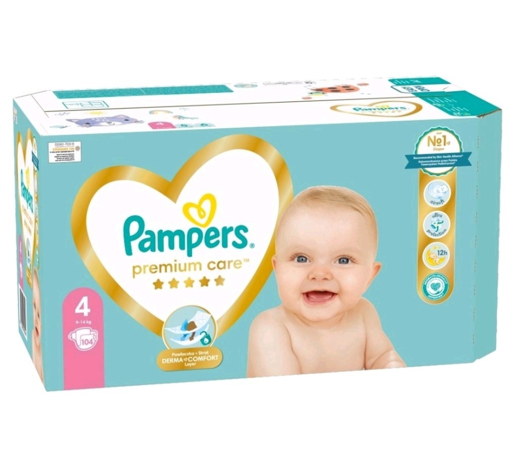 pampers rozmiar 4 nowe opakowanie