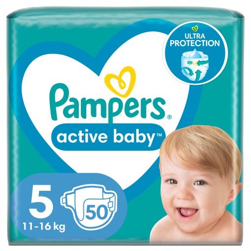 allegro pampers active baby 132 szt