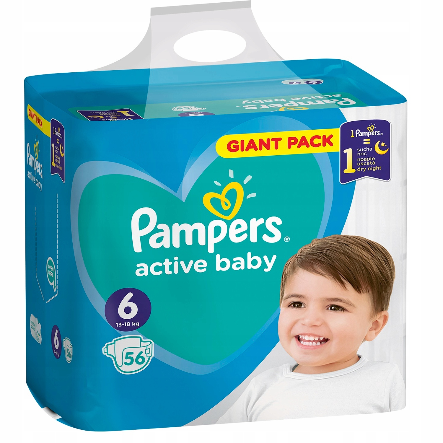 pampers newbaby-dry pieluchy rozmiar 2 mini 3-6kg 66 sztuk