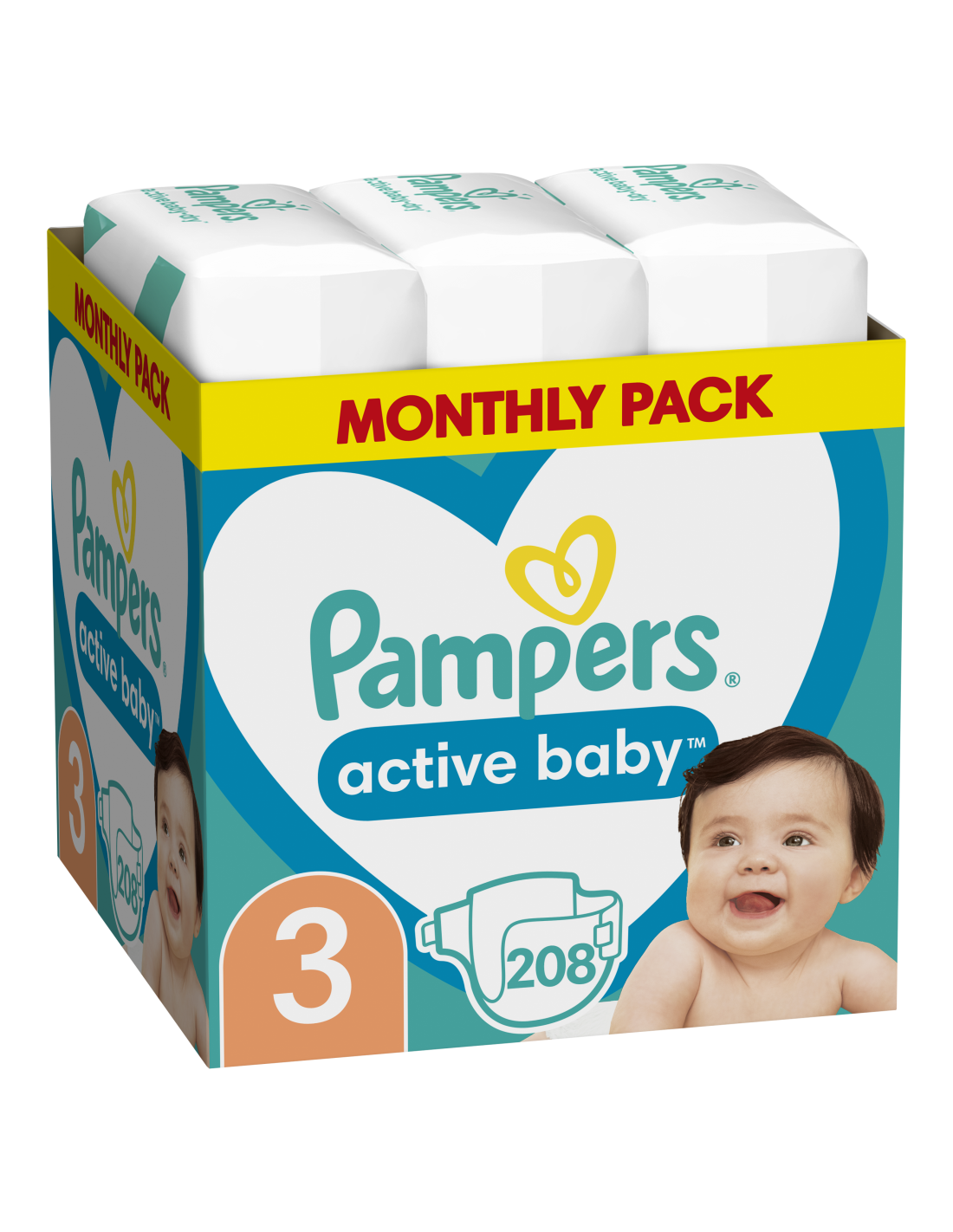 pampers active baby new baby pieluchy jednorazowe rozmiar 2 mini